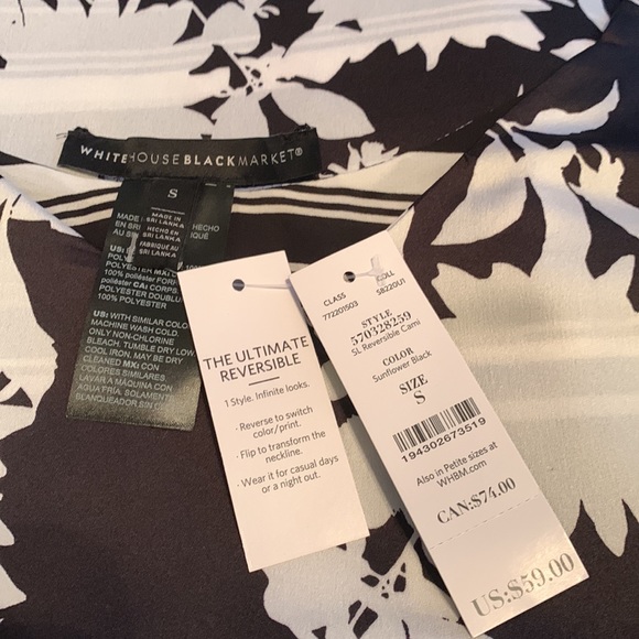 White House Black Market Reversible Camisole - Picture 5 of 6